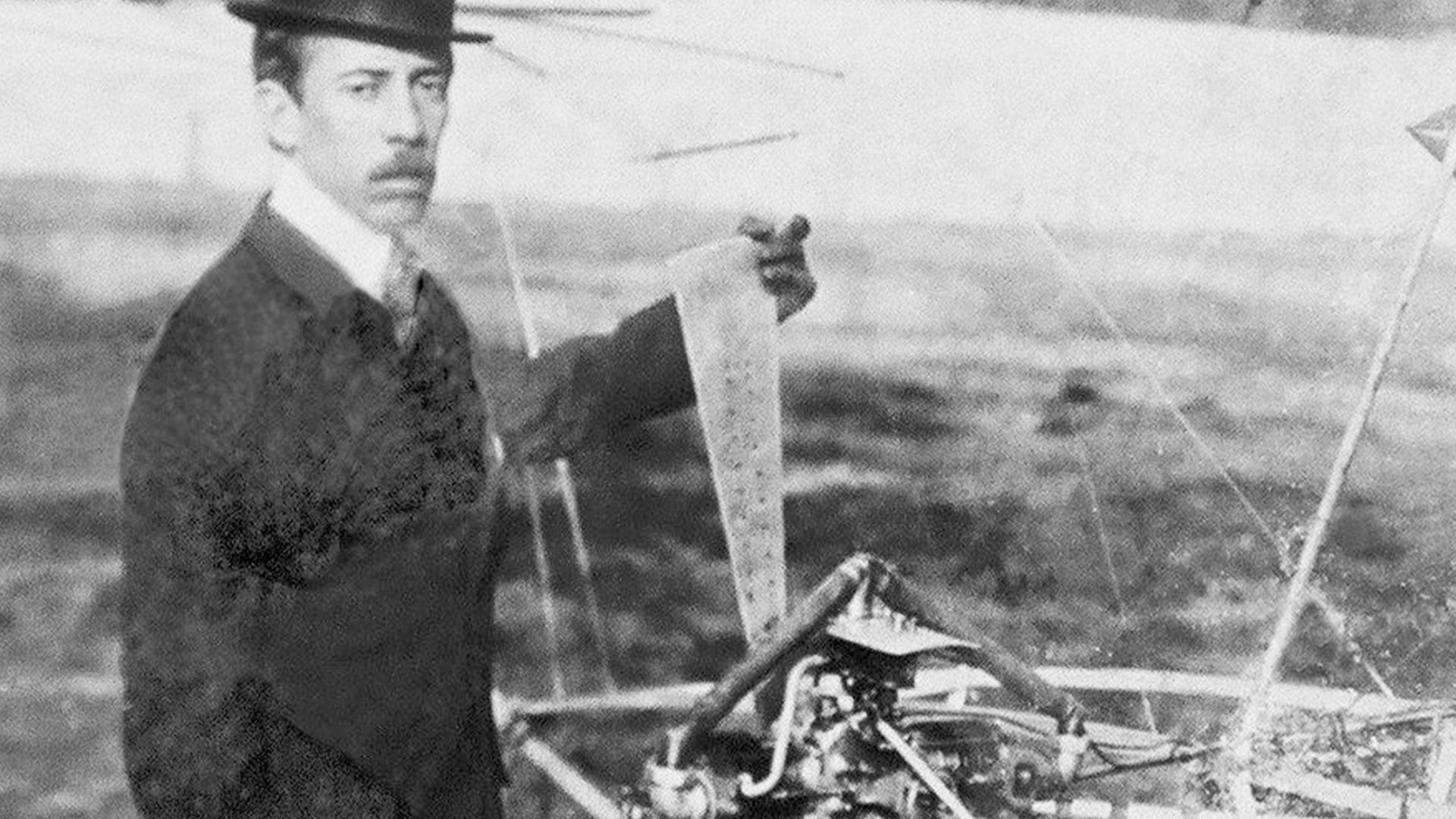 Santos Dumont: força inventora do brasileiro é o tema da exposição no Museu / Foto: Domínio Público